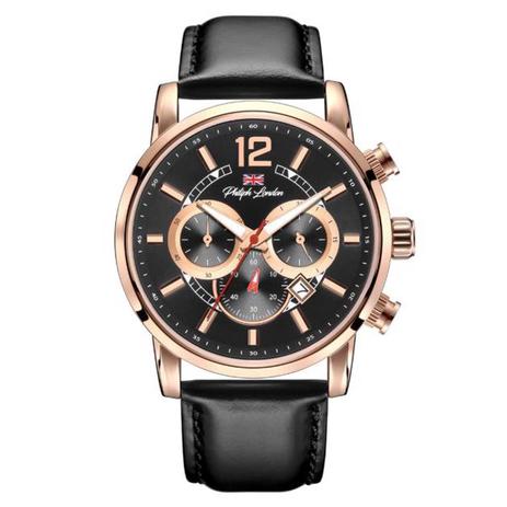 Relógio Philiph London Masculino Pl80042613m Cronógrafo no Shoptime