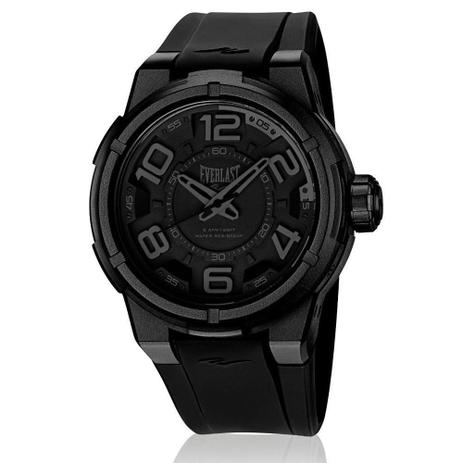 Relógio Pulso Everlast Masculino Esporte Silicone Preto E683 Menor preço em Relógio Pulso Everlast Masculino Esporte Silicone Preto E683