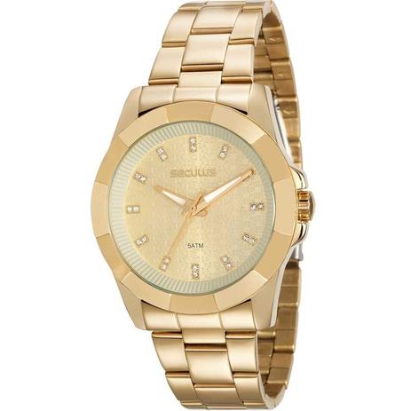 Relógio Seculus Feminino Glamour Analógico 20561LPSVDS3 Menor preço em Relógio Seculus Feminino Glamour Analógico 20561LPSVDS3