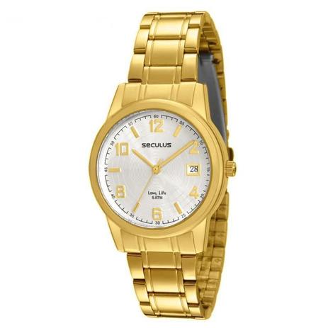 Relógio Seculus Feminino Long Life - 23347LPSBDA1 Menor preço em Relógio Seculus Feminino Long Life - 23347LPSBDA1