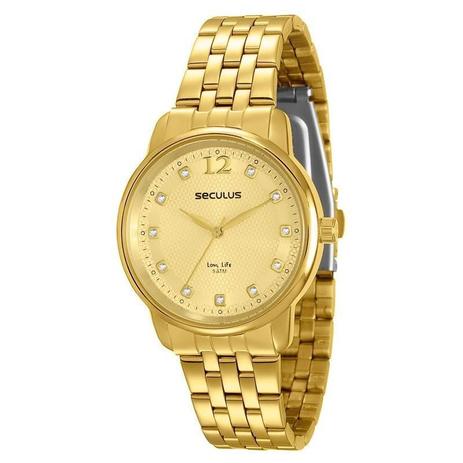 Relógio Seculus Feminino Long Life - 23445LPSVDA1 Menor preço em Relógio Seculus Feminino Long Life - 23445LPSVDA1