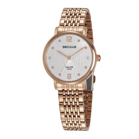 Relógio Seculus Feminino Ref: 28969lpsvra2 Fashion Rosé Menor preço em Relógio Seculus Feminino Ref: 28969lpsvra2 Fashion Rosé