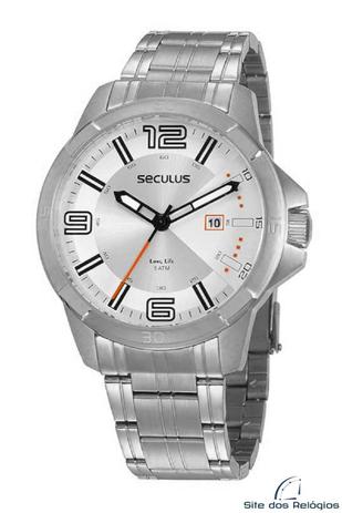 Relógio Seculus Masculino 20851G0SVNA3 Prata - Relógio Masculino - Magazine  Luiza