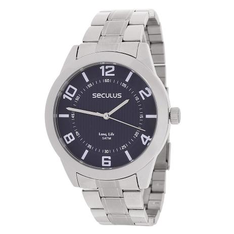 Relógio Seculus Masculino Prata 23495 - Relógio Masculino - Magazine Luiza