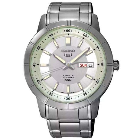 Relógio Seiko5 Automático Masculino Snkn51b1 B1sx Menor preço em Relógio Seiko5 Automático Masculino Snkn51b1 B1sx