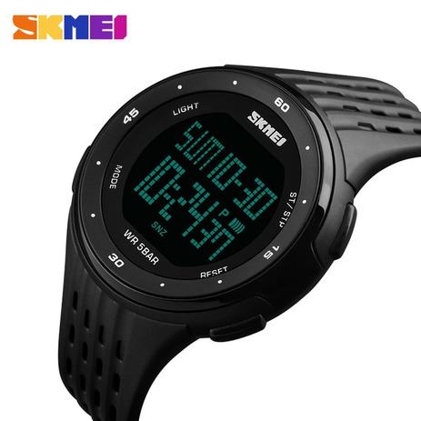 Relógio Skmei Modelo 1219 Digital Homem e Mulher Militar Esportivo Original Menor preço em Relógio Skmei Modelo 1219 Digital Homem e Mulher Militar Esportivo Original