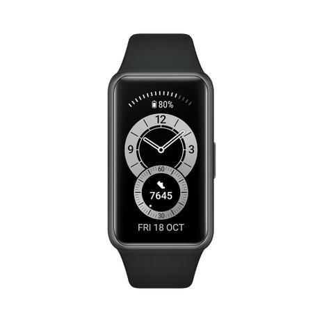 Relógio Smart Band 6 Huawei, 96 Modos de Treino, Visor FullView, Monitoramento de Sono, Preto - BAND6PTO Menor preço em Relógio Smart Band 6 Huawei, 96 Modos de Treino, Visor FullView, Monitoramento de Sono, Preto - BAND6PTO