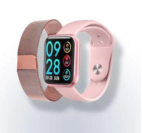 relógio smartwatch rose magazine luiza