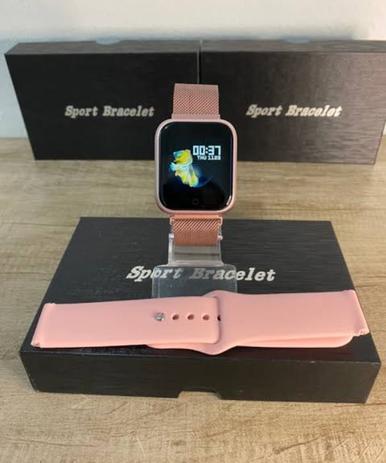 relógio smartwatch rose magazine luiza