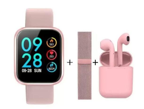 smartwatch p70 dourado