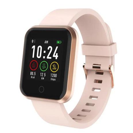relógio smartwatch rose magazine luiza