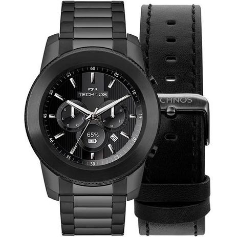 Relógio Smartwatch Technos Connect Plus M1AB/4P Preto Menor preço em Relógio Smartwatch Technos Connect Plus M1AB/4P Preto