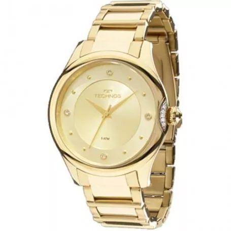 Relógio Technos Crystal 2035MFR/4X Dourado Menor preço em Relógio Technos Crystal 2035MFR/4X Dourado