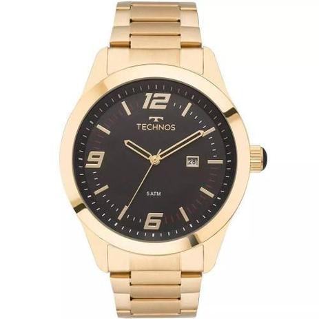 Relógio Technos Dourado Masculino Performance 2115mnz/4p Menor preço em Relógio Technos Dourado Masculino Performance 2115mnz/4p