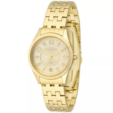 Relógio Technos Elegance Feminino Dourado 2115KNJ/4X Menor preço em Relógio Technos Elegance Feminino Dourado 2115KNJ/4X