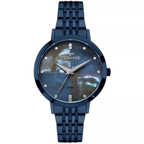 Relógio Technos Feminino Analógico Azul 2036mjh/5a Menor preço em Relógio Technos Feminino Analógico Azul 2036mjh/5a