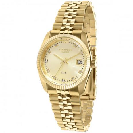 Relógio Technos Feminino Classic Riviera GM10YB/4X Menor preço em Relógio Technos Feminino Classic Riviera GM10YB/4X