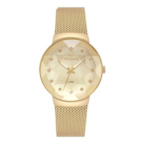Relógio Technos Feminino Crystal Dourado 2035MPW/4X Menor preço em Relógio Technos Feminino Crystal Dourado 2035MPW/4X