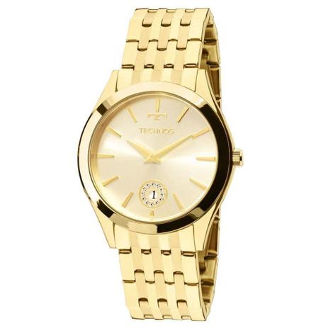 Relogio technos feminino dourado com pedras Clearance