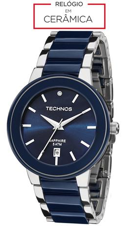 Relógio Technos Feminino Elegance Ceramic/Sapphire Analógico 2115KRT/1A Menor preço em Relógio Technos Feminino Elegance Ceramic/Sapphire Analógico 2115KRT/1A