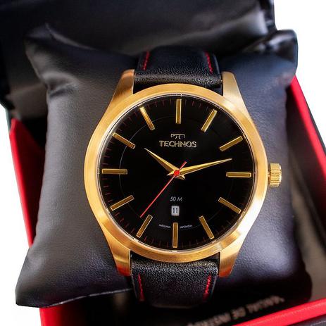 Relógio Technos Masculino Analógico Couro Preto 2115MMITDYS/4P - Relógio  Masculino - Magazine Luiza