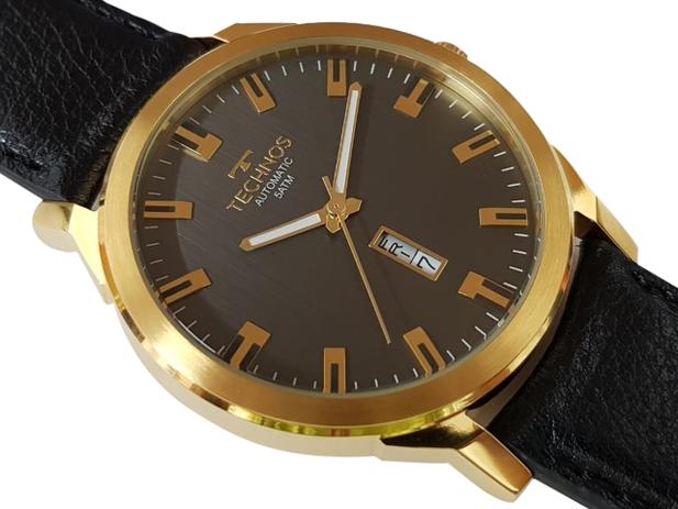 Relógio Technos Masculino Classic Automático Dourado - 8205og/2p Menor preço em Relógio Technos Masculino Classic Automático Dourado - 8205og/2p