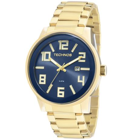 Relógio Technos Masculino Classic Golf Dourado 2115KQU4A Menor preço em Relógio Technos Masculino Classic Golf Dourado 2115KQU4A