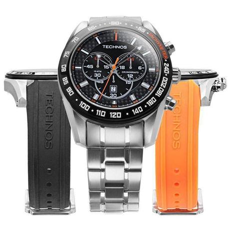 Relógio Technos Masculino Prata Performance Sports Os20hm/1p Menor preço em Relógio Technos Masculino Prata Performance Sports Os20hm/1p