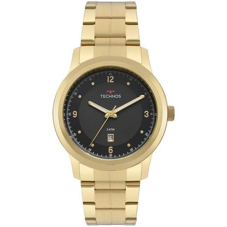 Relógio Technos Masculino Ref: 2115mrf/4p Classic Dourado Menor preço em Relógio Technos Masculino Ref: 2115mrf/4p Classic Dourado