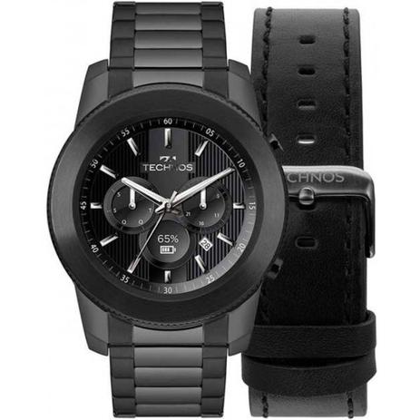Relógio Technos Smartwatch Connect 3+ Black M1ab/4p Menor preço em Relógio Technos Smartwatch Connect 3+ Black M1ab/4p