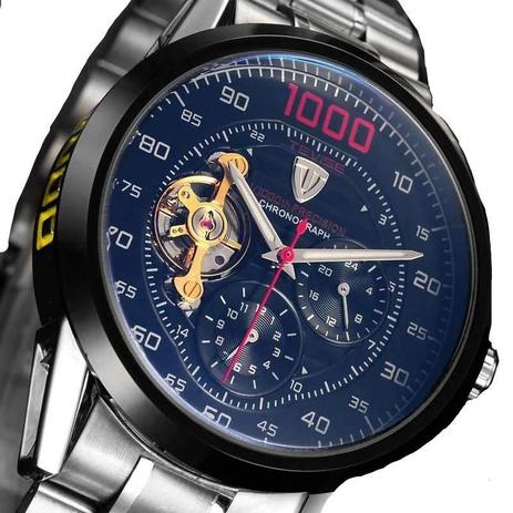 Relógio tevise 1000 masculino inox masculino social casual ponteiro -  Relógio Masculino - Magazine Luiza