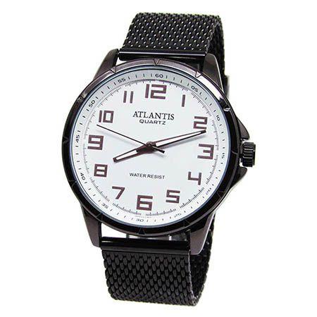 Relogio unissex atlantis preto g3521 fundo branco Menor preço em Relogio unissex atlantis preto g3521 fundo branco