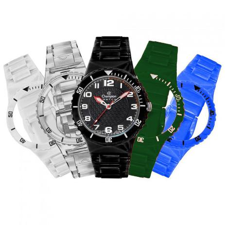 Menor preço em Relógio Unissex Champion Troca Pulseiras Cp38086x / 76726