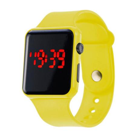 Relógio digital amarelo Clearance