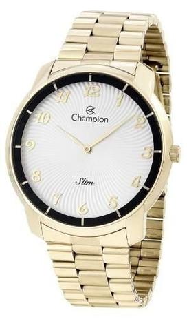 Relógio Unissex Dourado Champion Ca21802h Menor preço em Relógio Unissex Dourado Champion Ca21802h
