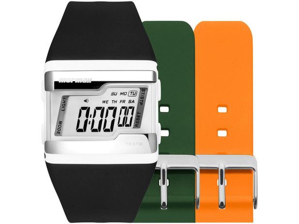 Juli Pratas e Acessórios - Relógio Masculino Mormaii Digital Mude Troca  Pulseira - MO4100AB