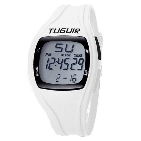 Relógio Unissex Tuguir Digital TG1602 Branco Menor preço em Relógio Unissex Tuguir Digital TG1602 Branco