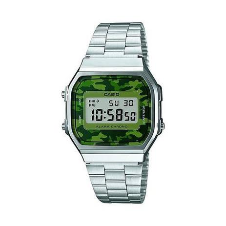 Relógio Vintage Unissex Camuflado PrataCasio A168WEC-3DF é boa?