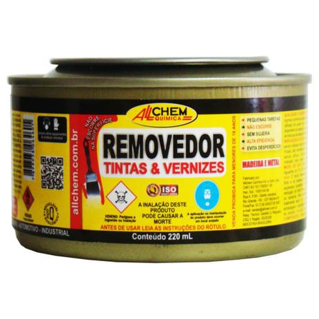 Removedor de tintas e vernizes pastoso, automotivo e uso geral 220ml - Allchem é boa?
