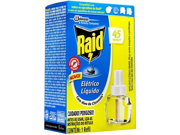 Repelente Elétrico Líquido Raid Citronela - Refil 45 Noites é ruim? Repelente Elétrico Líquido Raid Citronela - Refil 45 Noites é boa?