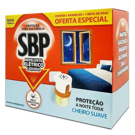 Repelente Elétrico SBP 45 Noites Aparelho + Refil Suave é boa?