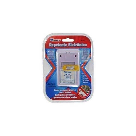 Repelente eletronico com luz noturna bivolt - Western Menor preço em Repelente eletronico com luz noturna bivolt - Western