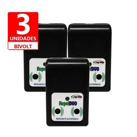 Repelente Eletrônico Repel DUO repele pernilongos e mosquitos - 3 unidades - Capte Menor preço em Repelente Eletrônico Repel DUO repele pernilongos e mosquitos - 3 unidades - Capte