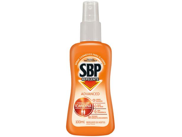 Repelente SBP Líquido Spray Advanced - 100ml Menor preço em Repelente SBP Líquido Spray Advanced - 100ml
