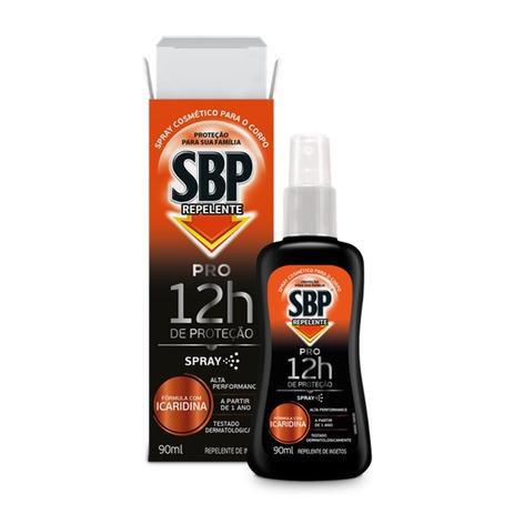 Repelente SBP Pro 12h Spray com Icaridina 90mL Menor preço em Repelente SBP Pro 12h Spray com Icaridina 90mL