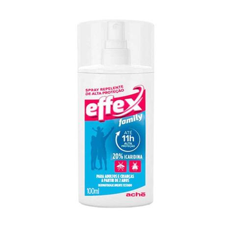 Repelente Spray Effex Family 100ml - Aché Menor preço em Repelente Spray Effex Family 100ml - Aché
