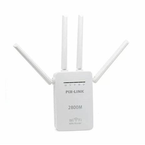 Repetidor Extensor Wifi Amplificador Sinal Internet Wireless Branco - Pix-Link Menor preço em Repetidor Extensor Wifi Amplificador Sinal Internet Wireless Branco - Pix-Link