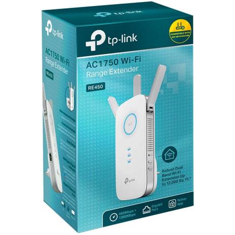 Repetidor Wireless TP-Link AC1750 RE450 Dual Band e 3 Antenas Externas Menor preço em Repetidor Wireless TP-Link AC1750 RE450 Dual Band e 3 Antenas Externas