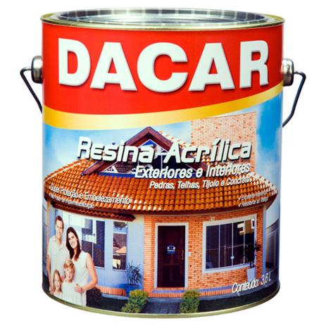 Resina Acrilica Base Solvente Dacad 18 Lts Incolor - Dacar Menor preço em Resina Acrilica Base Solvente Dacad 18 Lts Incolor - Dacar