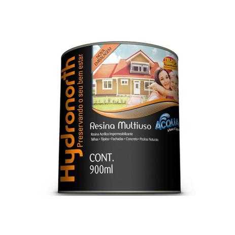 Resina Acrílica Impermeabilizante Multiuso Acqua Incolor 900ml - Hydronorth Menor preço em Resina Acrílica Impermeabilizante Multiuso Acqua Incolor 900ml - Hydronorth
